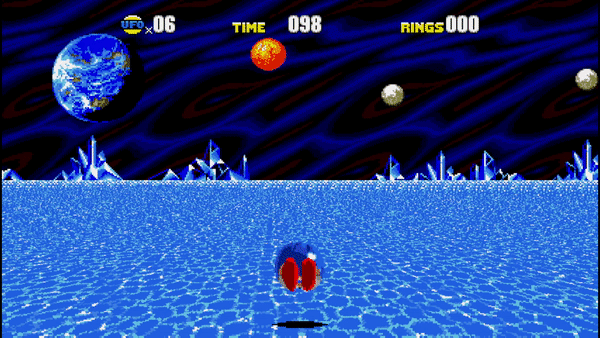 Sonic CD Deconstructed on X: Unused special stage animations for