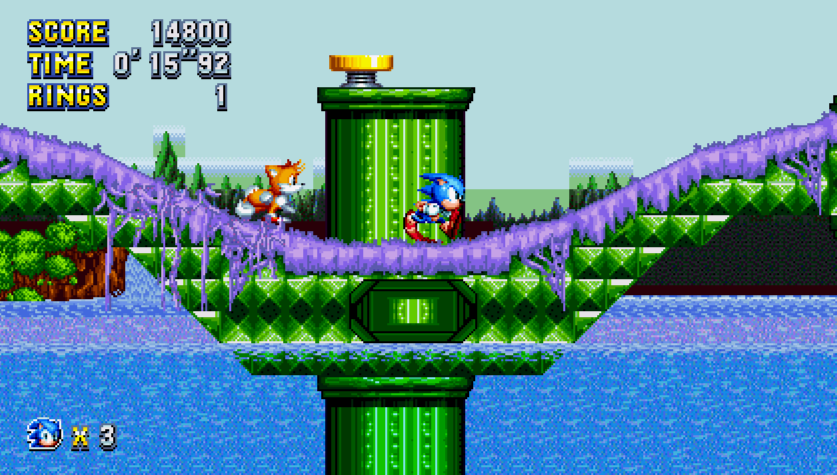 Sonic Mania Original Stage Mod: Aurora Garden