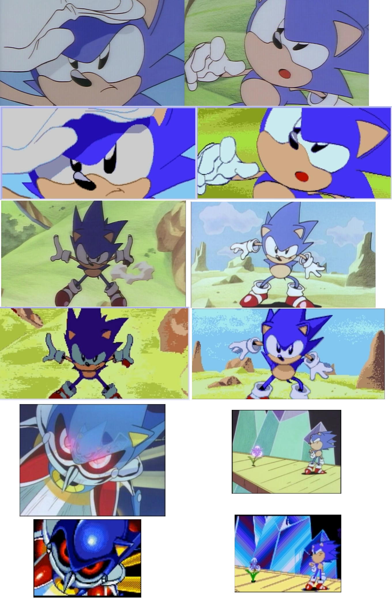 Mastered Realm on X: Did you guys know Sonic CD had a unique art style for  sprites on some areas? Sonic Mania style is closer to that one than Sonic 1  itself! #