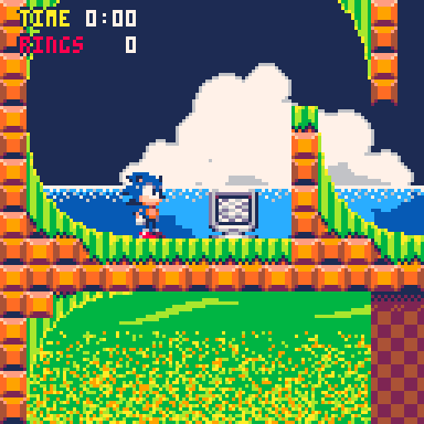 A little Sonic Mania inspired Sonic 3 sprite i made on my spare